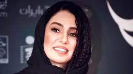 گریم عجیب صورت خانم بازیگر ایرانی