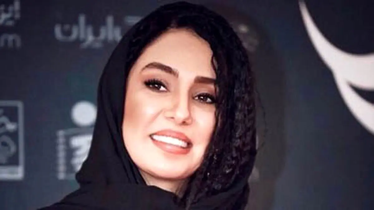 گریم عجیب صورت خانم بازیگر ایرانی