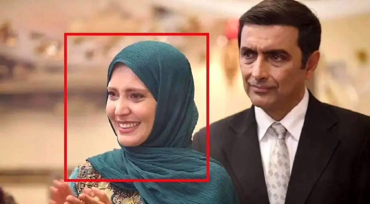 تغییر چهره بامزه بازیگر نقش «طوبی» با سبیل مصنوعی
