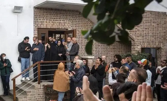 چهره‌های سینمایی که در مراسم جواد گنجی حضور داشتند