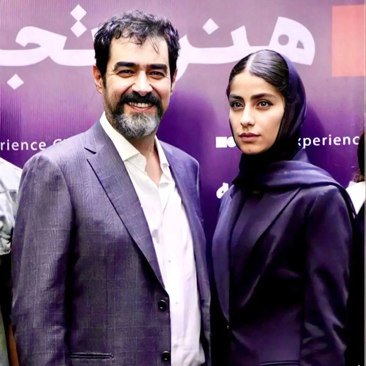 شهاب حسینی و همسرش در اکران خصوصی فیلم در پردیس چارسو تهران/ تصویر
