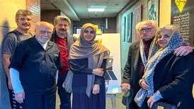 محمود دولت‌آبادی و نادره رضایی به تماشای «اکتینگ‌» نشستند
