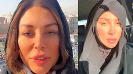 حضور مدل زن جنجالی در راهپیمایی ۲۲ بهمن/ ویدئو
