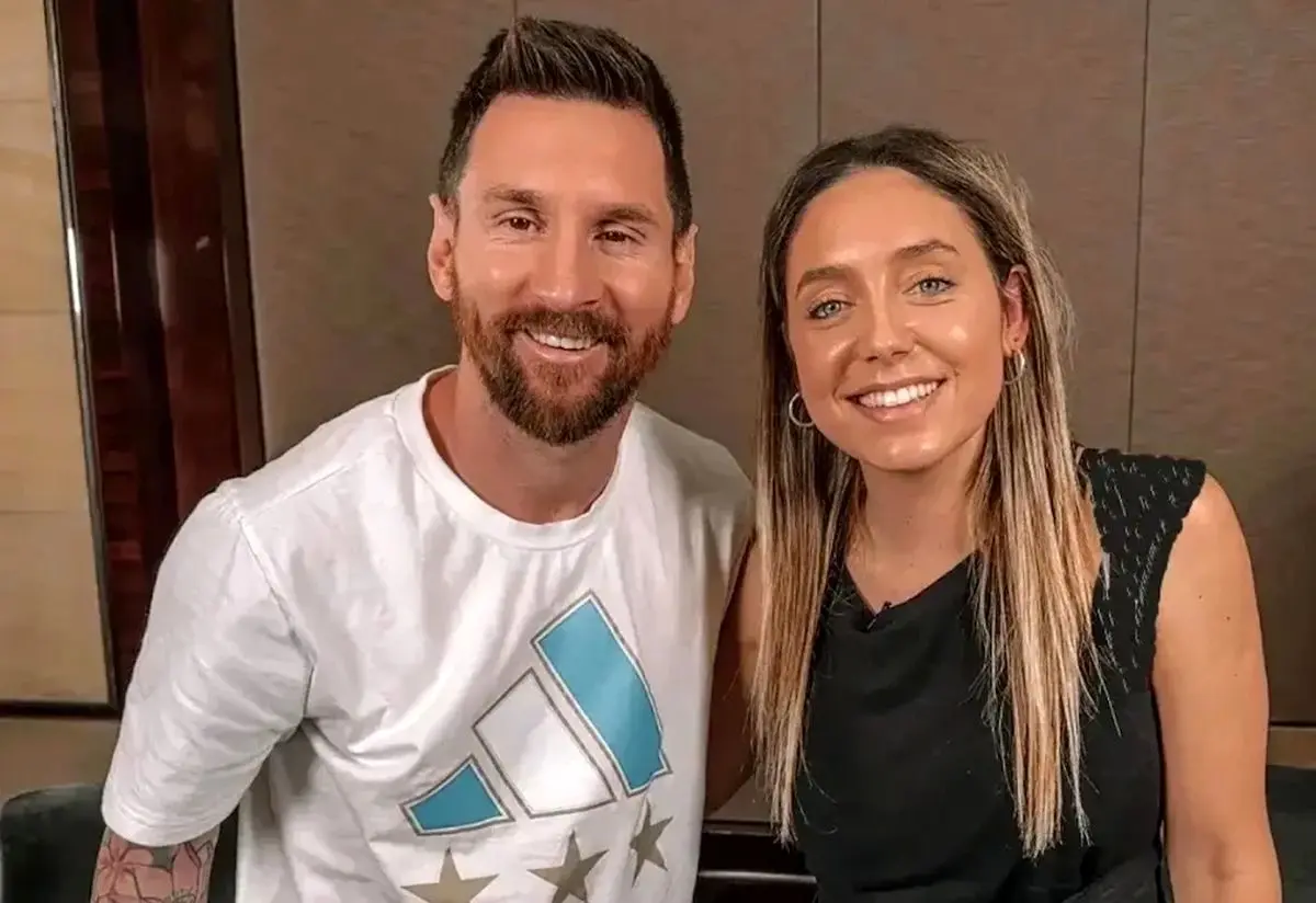 شایعات درباره ارتباط عاشقانه لیونل مسی و گزارشگر زن آرژانتینی خبرساز شد/ تصاویر
