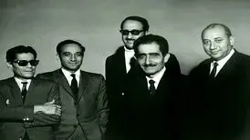 عکس دو استاد بزرگ موسیقی ایران روی جلد یک چیپس

