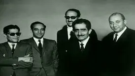 عکس دو استاد بزرگ موسیقی ایران روی جلد یک چیپس
