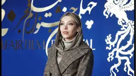 عکس مانتوی طلاکاری شده بازیگر زن ایرانی