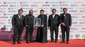 عوامل «کولبرف»، روی فرش قرمز جشنواره ایتالیایی