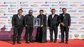 عوامل «کولبرف»، روی فرش قرمز جشنواره ایتالیایی