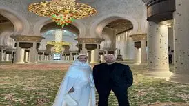 همسر بازیگر مشهور هالیوود باحجاب شد
