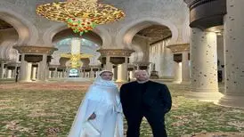 همسر بازیگر مشهور هالیوود باحجاب شد
