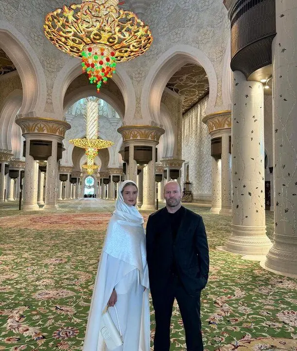 همسر بازیگر مشهور هالیوود باحجاب شد
