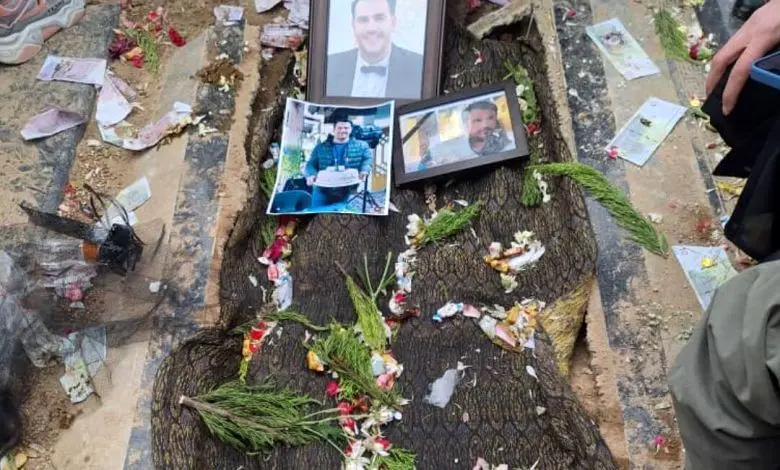 تصاویری غم انگیز از خاکسپاری بازیگر جوان
