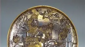 بشقاب ساسانی در ژاپن