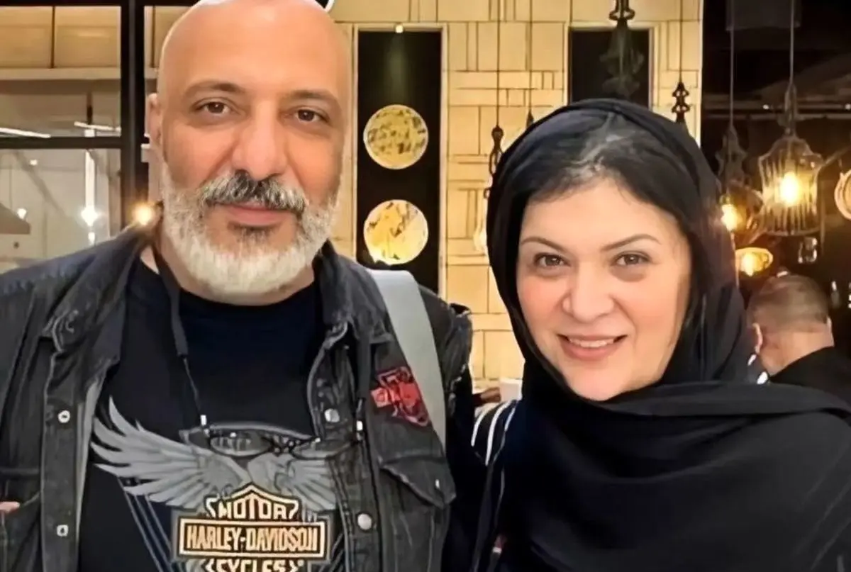 تیپ و استایل «هما سعادت» سریال پایتخت کنار همسر و پسرش در یک رستوران