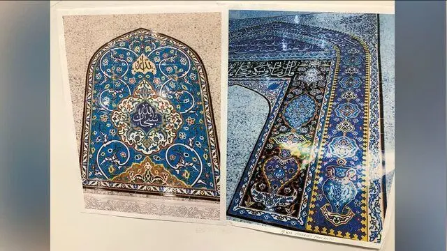 رفع توقیف کاشی های اهدایی ایران به مسجد امریکایی