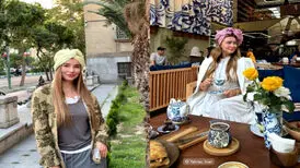 گردش پُربیننده چند خانم روس در خیابان‌های تهران