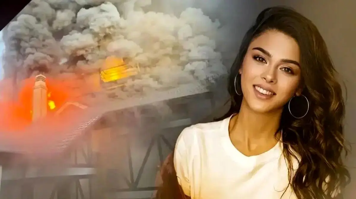 خانه بازیگر مشهور در آتش سوخت