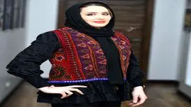 خاله سارا بعد از سال‌ها با یک استایل خاص ظاهر شد
