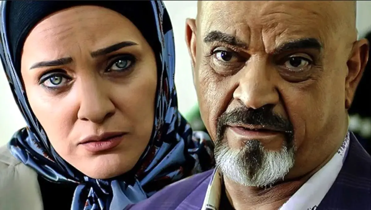 مهدی فخیم زاده در حال قلیان کشیدن در پشت صحنه خواب و بیدار

