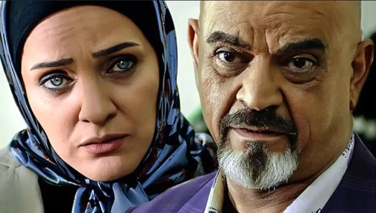 مهدی فخیم زاده در حال قلیان کشیدن در پشت صحنه خواب و بیدار
