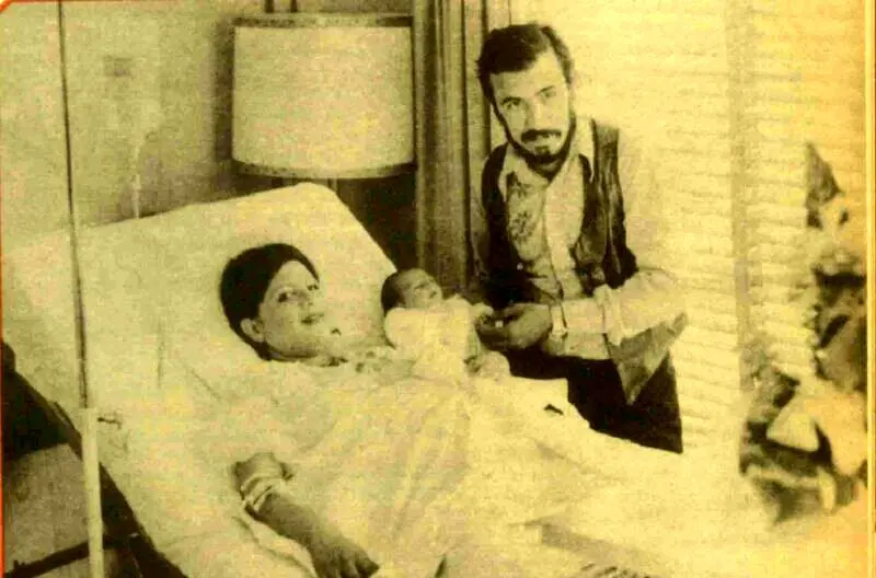 عکس نوزادی لیلا حاتمی / گفت‌وگو با علی حاتمی و زری خوشکام به مناسبت تولد فرزندشان
