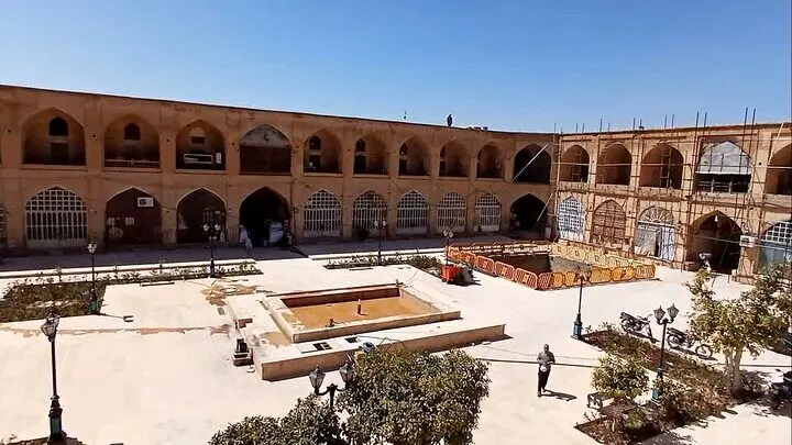 مرمت سرای «گمرک» بازار وکیل شیراز به اتمام رسید
