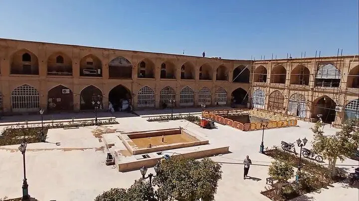 مرمت سرای «گمرک» بازار وکیل شیراز به اتمام رسید
