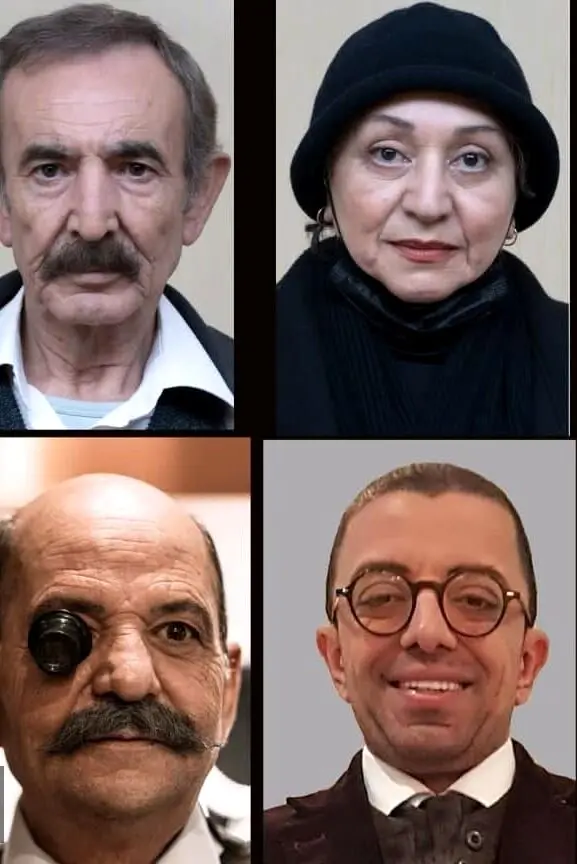 گریم جالب بازیگران فیلم کوزوو 