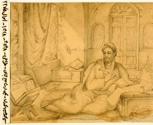 تصاویر| چه کسی برای نخستین بار چهره فردوسی را به تصویر کشید؟