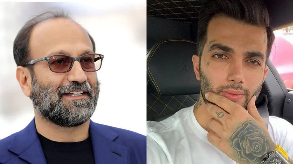 عکس شوک آور اصغر فرهادی با پویان مختاری 