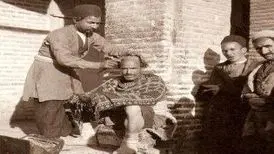 مدل موی قاجاری این شکلی بود
