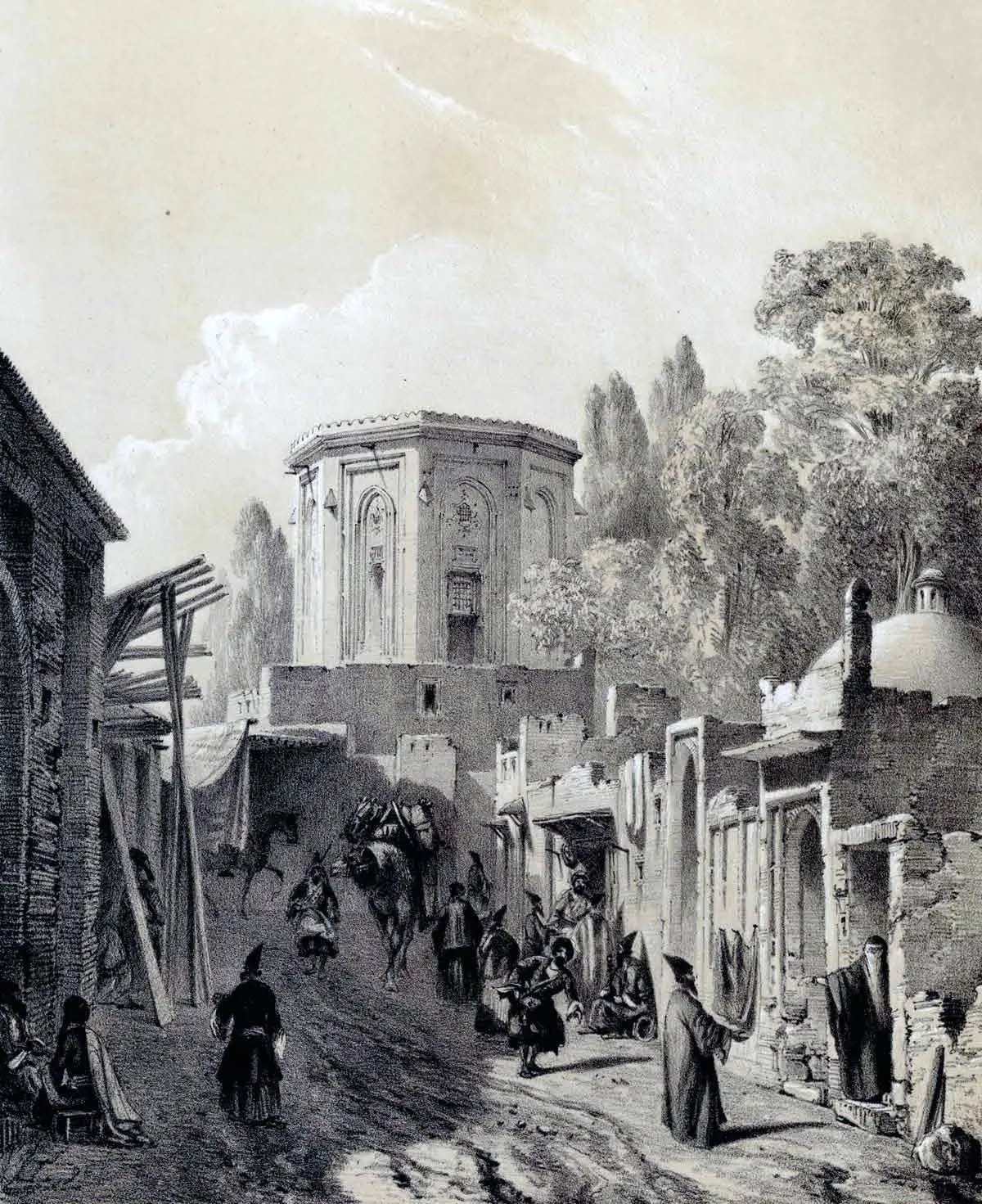 وقتی دوربین عکاسی نبود، پایتخت این شکلی بود