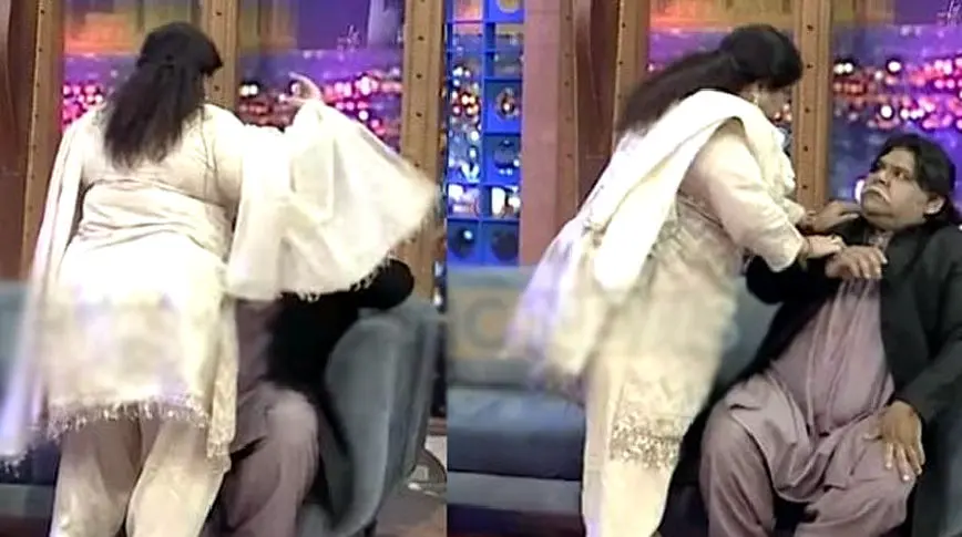 ضرب‌وشتم یک مجری به دست خواننده زن معروف
