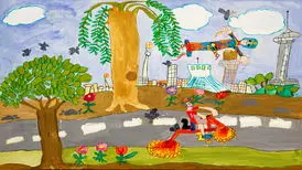 هنرنمایی ۱۷ کودک ایرانی در مسابقه نقاشی هیکاری ژاپن