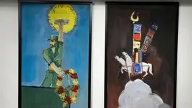 روایت اسیر عراقی از اسارت بر بوم نقاشی/ عشق ایران هزاران اسیر را اینجا ماندگار کرد
