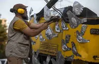 هنرمند مجسمه‌ساز با «ققنوس» به شهادت مردم در جنگ رمضان واکنش نشان داد