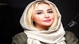 استایل متفاوت مه‌لقا باقری با لباس قرمز