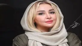 استایل متفاوت مه‌لقا باقری با لباس قرمز