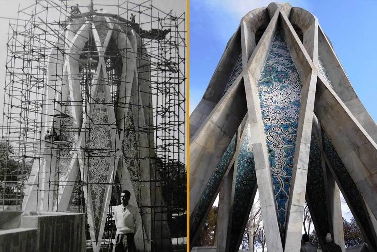 معمار آرامگاه خیام: آنچه کردم برای ایران بود نه خودنمایی