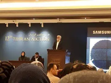 تابلویی که دیشب در تهران ۳ میلیارد تومان فروخته شد / عکس