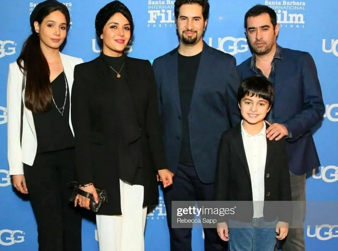 شهاب حسینی و پسرش در فستیوال فیلم سانتا باربارای کالیفرنیا