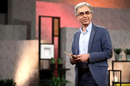 ببینید | فرار رضا رفیع از سرفه مهمان برنامه، همراه با کنایه به حریرچی