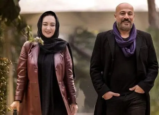 عکسی تازه از نیکی کریمی و امیر آقایی در سریال «آقازاده»