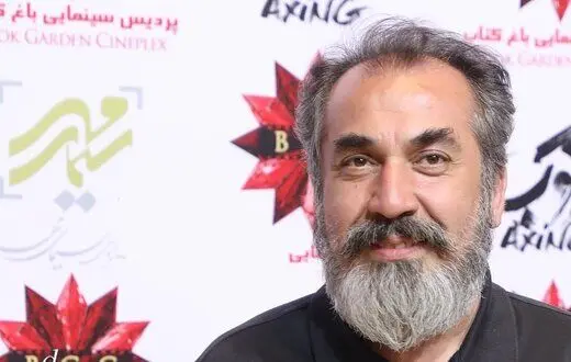 عکسی قدیمی از سیامک انصاری پشت صحنه یک فیلم خاطره‌انگیز