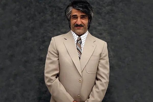 پژمان جمشیدی با چادر!/ فیلم