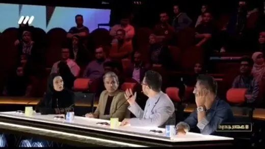 ببینید | جدال لفظی بشیر حسینی و رویا نونهالی در پشت صحنه عصرجدید