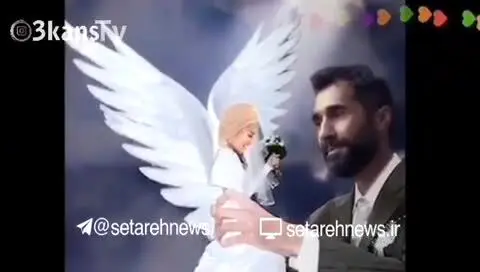 فیلم لو رفته عروسی هادی کاظمی و سمانه پاکدل در برنامه «امشو»!