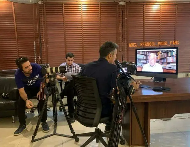 گفت‌وگوی فردوسی‌پور با گزارشگر معروف انگلیسی