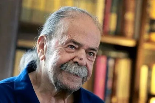 تصویری از خانه ساده و ابدی پدرسالار / سنگ قبر این هنرمند با دستخط و امضای خودش